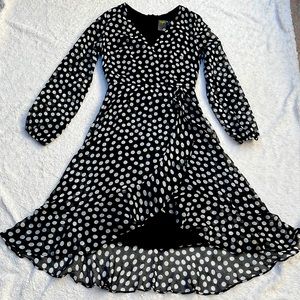 Lovely Navy Polka Dot Taylor Dress